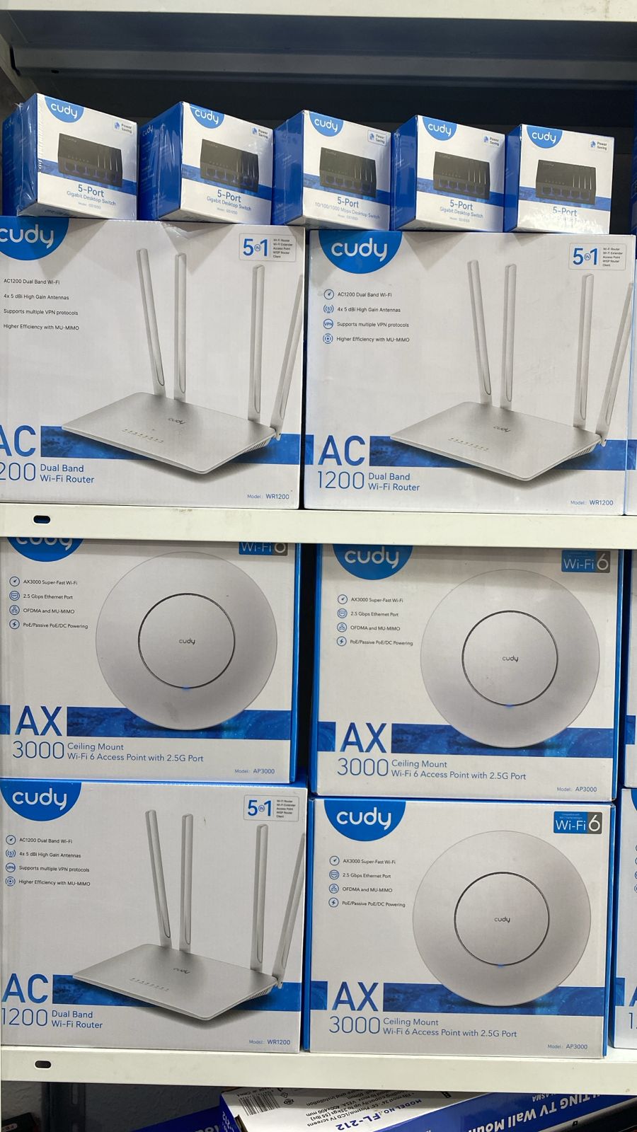نقطة وصول Cudy AX3000 Wi-Fi 6 Ceiling Access Point سقفية